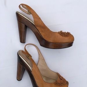 Loeffler Randall Camel Clogs